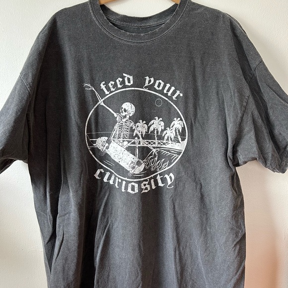 Oversized Distressed Urban Outfitters Tee - Picture 1 of 3